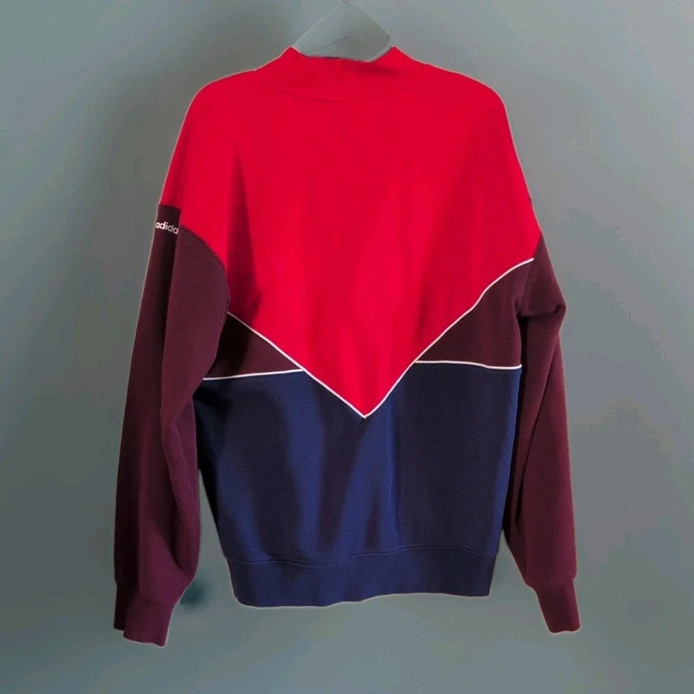 Adidas Men's ADICOLOR SEASONAL ARCHIVE HALF-ZIP CREW SWEATSHIRT L